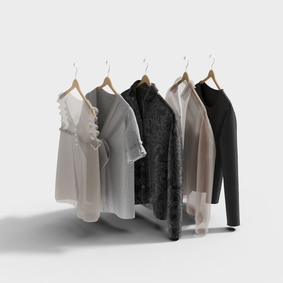 Elegant 3D Fashion Model Collection for Designers