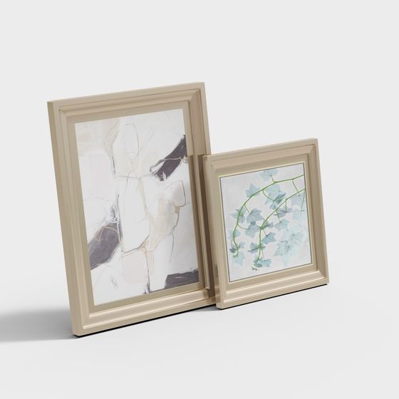 Art Frames 3D model for Contemporary Design