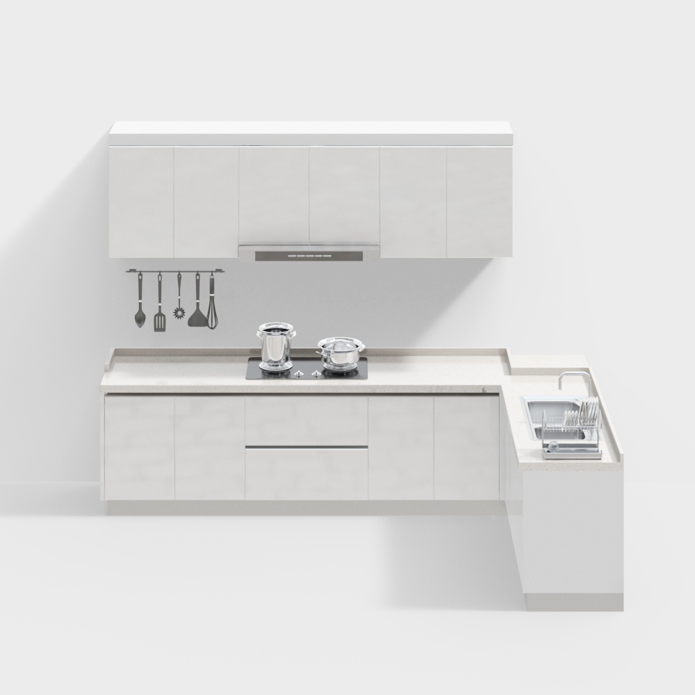 过家家-样板间-中式厨房-橱柜