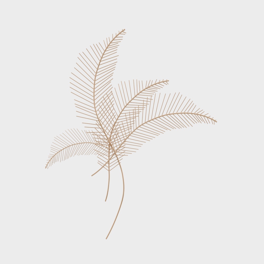 Light luxury new Chinese style metal wall decoration pendant