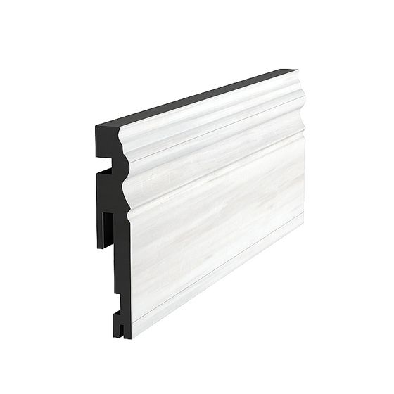 Black Skirting Line 3D Model for Interior Finishing