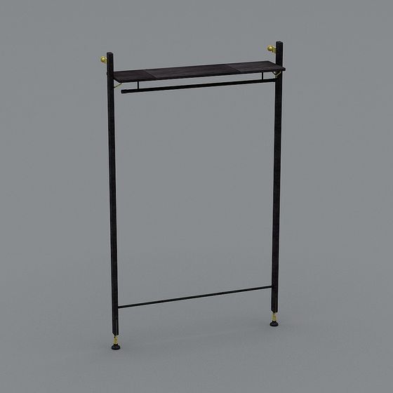 Stylish Minimalist Hanger 3D model for Modern Spaces