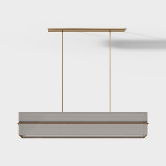 Unique Low-Poly Pendant Light 3D model