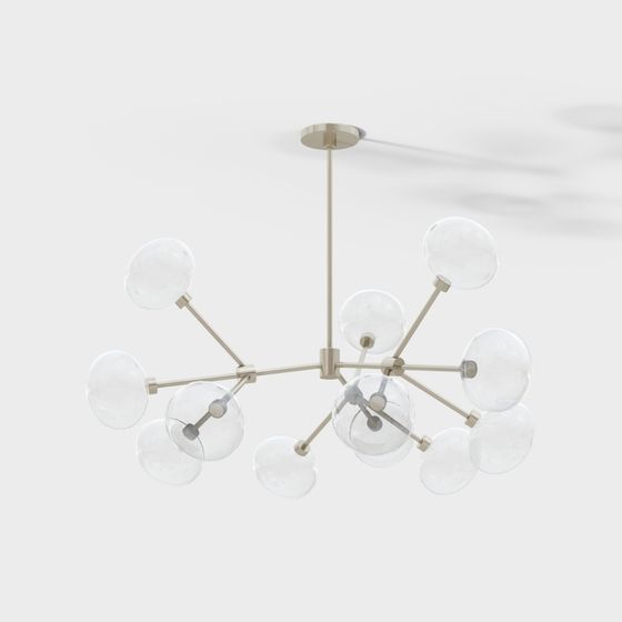 Bubble Sputnik Pendant Light 3D model