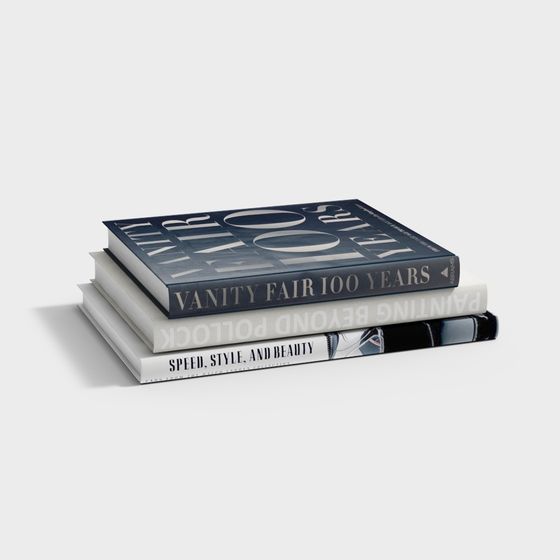 モダンなブックオーナメント