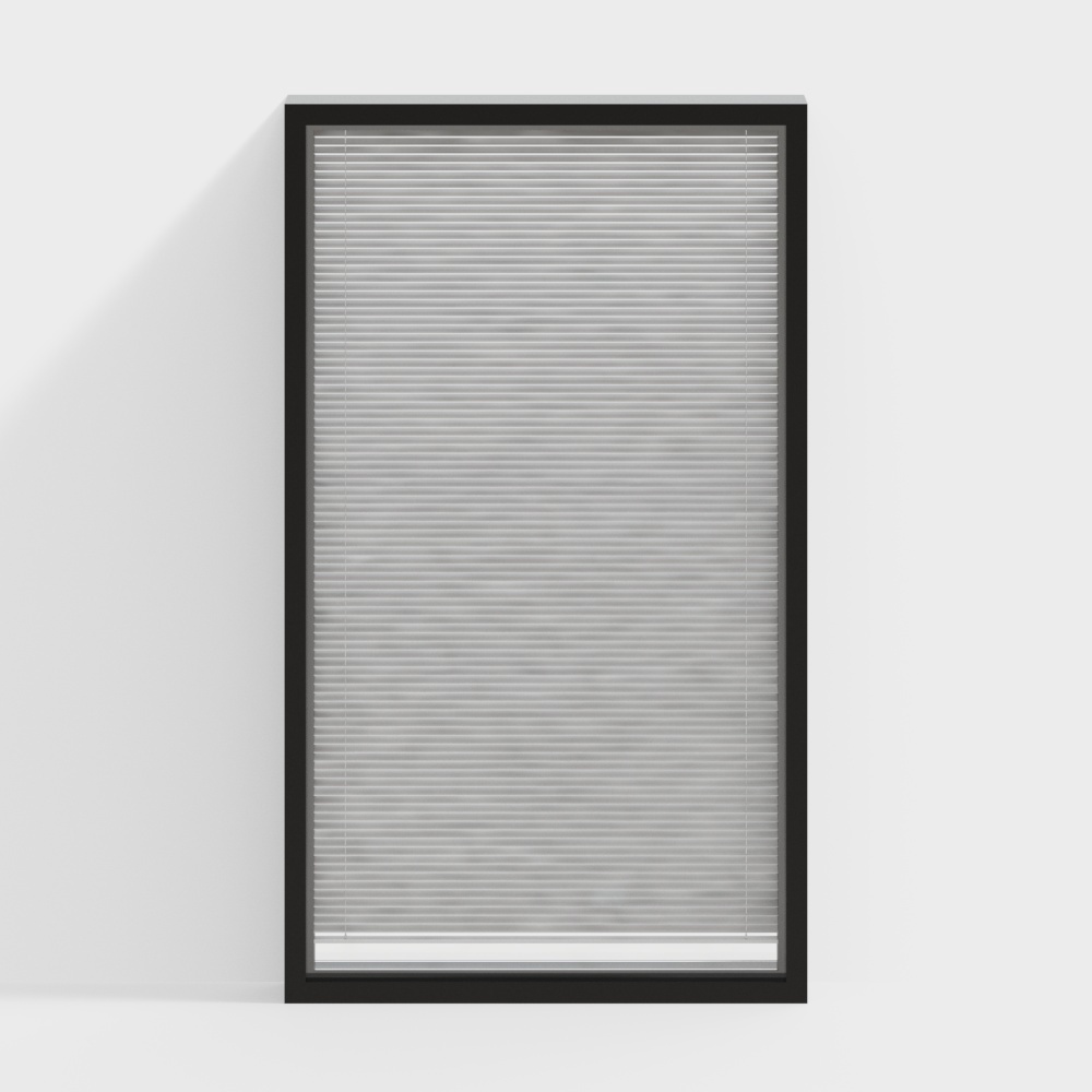 Elegant Low-Poly Venetian Blind 3D model