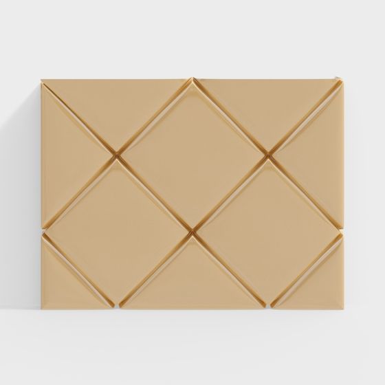 Elegant Geometric Low Polygon 3D Model