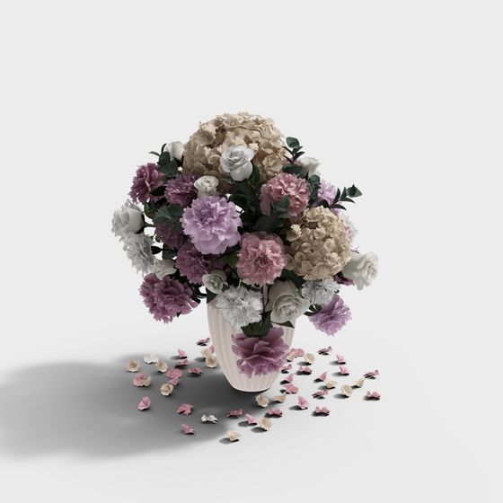Floral Symphony 3D Model
