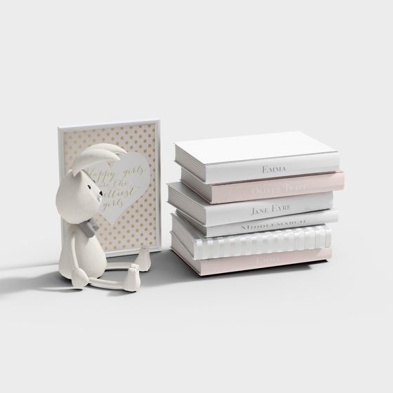 Cozy Study Room 3D model