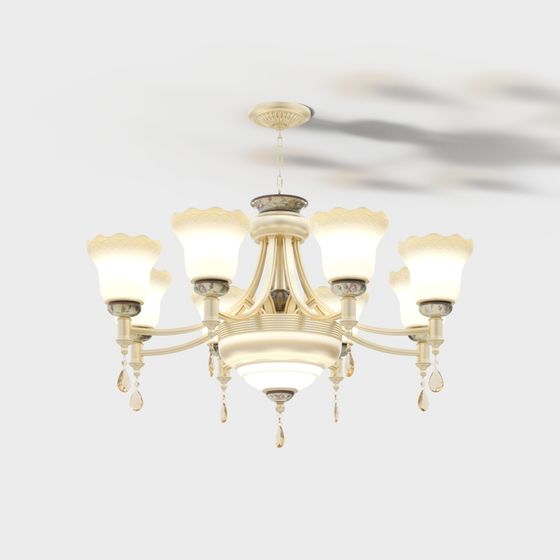 Chandelier Elegance 3D model