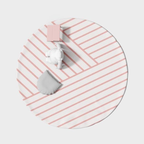 북유럽 스타일 키즈룸 - 카펫 바닥