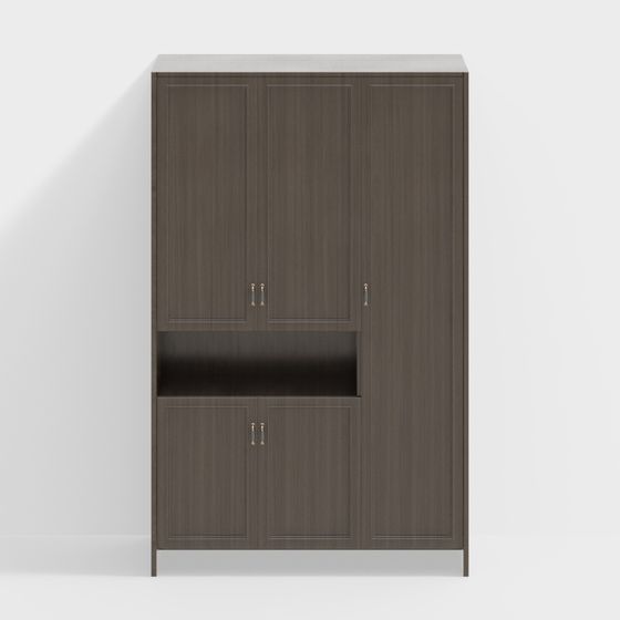 Stylish Urban Storage Cabinet 3D model