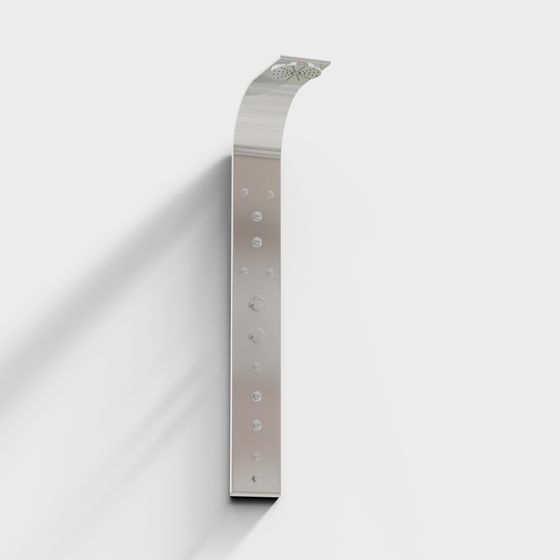 Curved Light Strip 3D model
