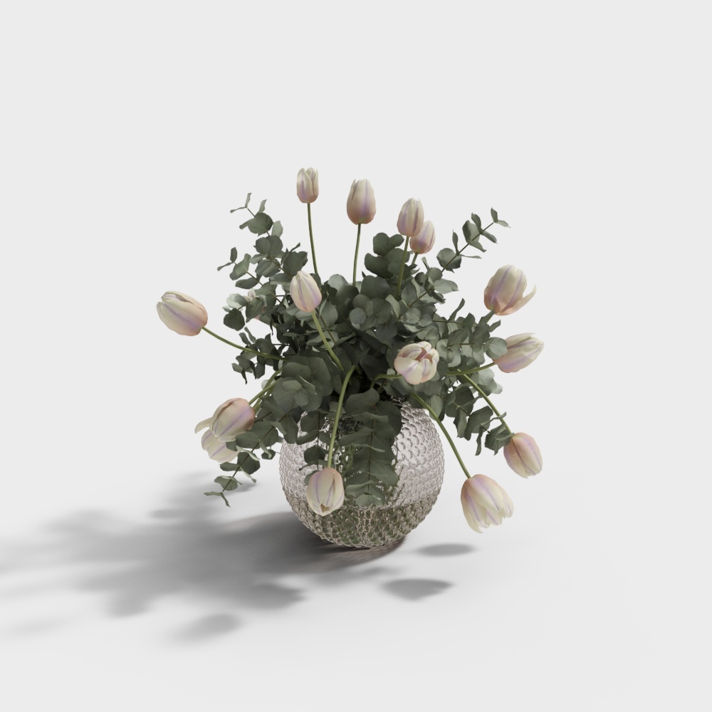 Spring Bouquet 3D Model