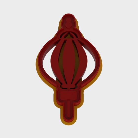 Christmas Decorative Lights Low-Poly 3D Model