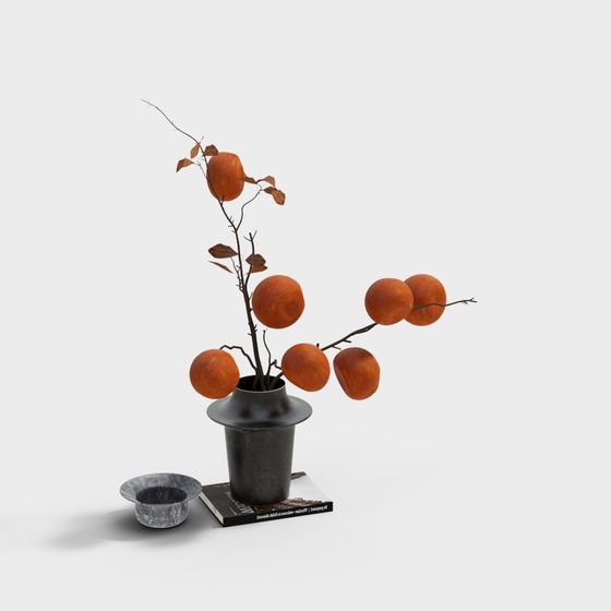 Captivating Autumn Fruit 3D Model for Creative Projects