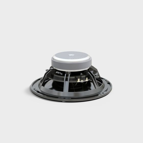Modern Ceiling Horn 3D Model for Audio Spaces
