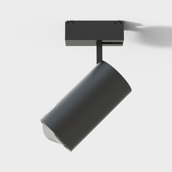 Minimalist Track Light 3D model for Modern Design