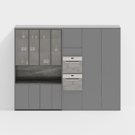 Urban Wine Cabinet 3D model