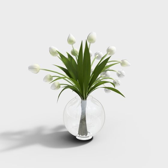 Spring Vase 3D Model