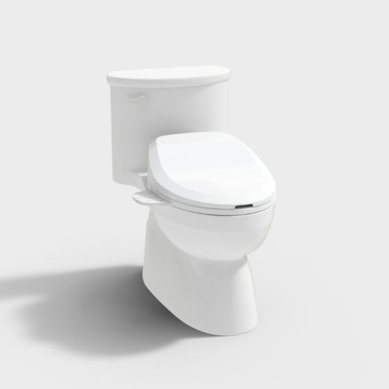 Smart Toilet 3D model for Modern Aesthetic