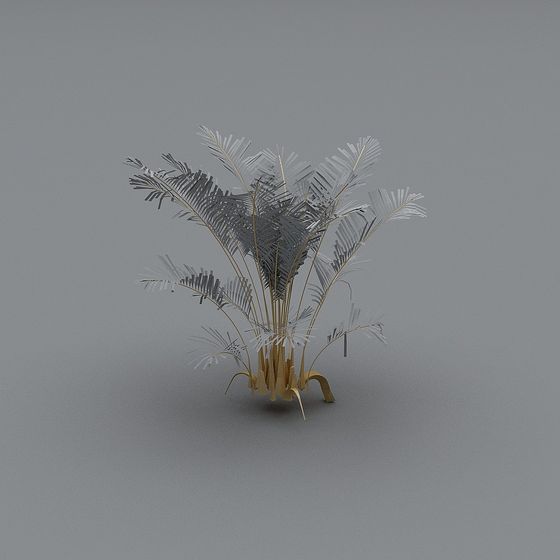 Exquisite Low-Poly Palm Tree 3D model