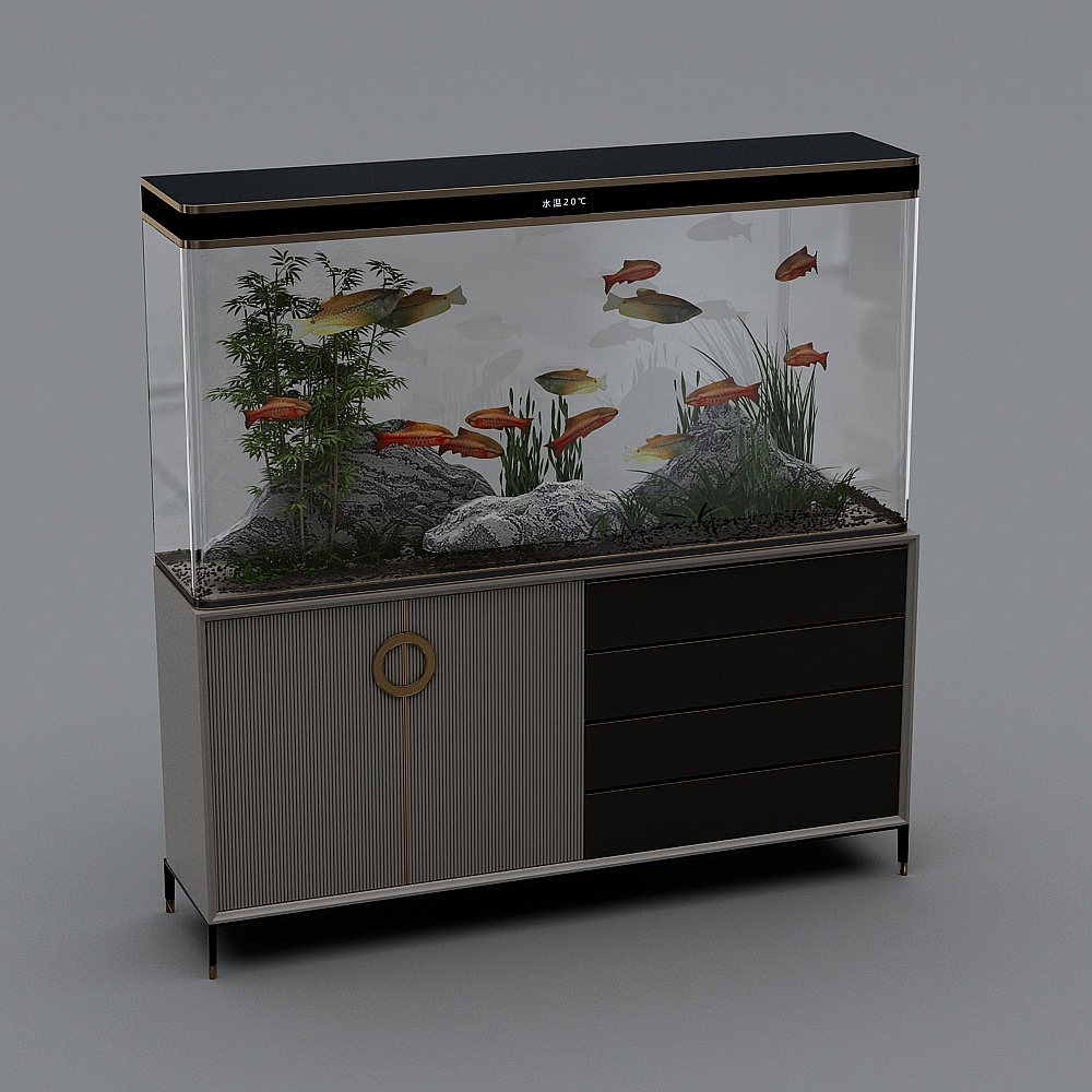 3.18 Modernes Aquarium TX