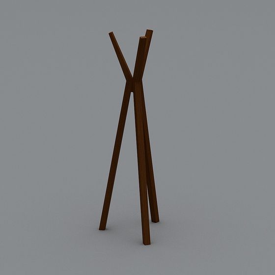 Crosswood Rack 3D model for Modern Aesthetics