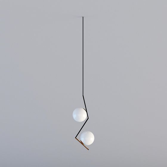 Elegant Floating Light 3D Model for Contemporary Interiors