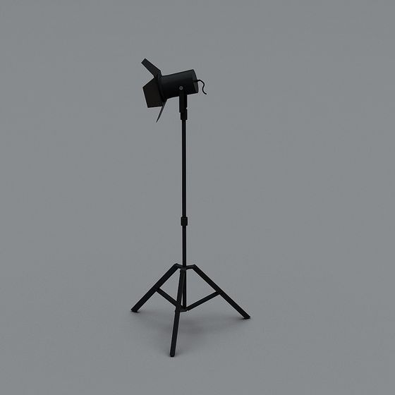 Unique Low-Poly Style Lamp Stand 3D model