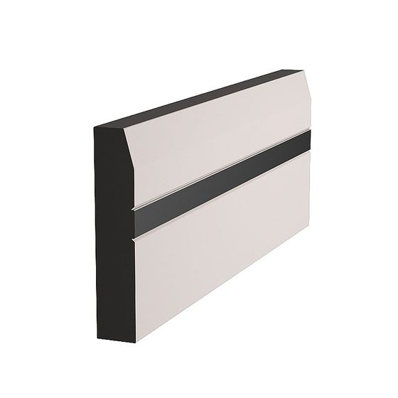 Conrie Skirting Board 3D Model in Meridian Gray