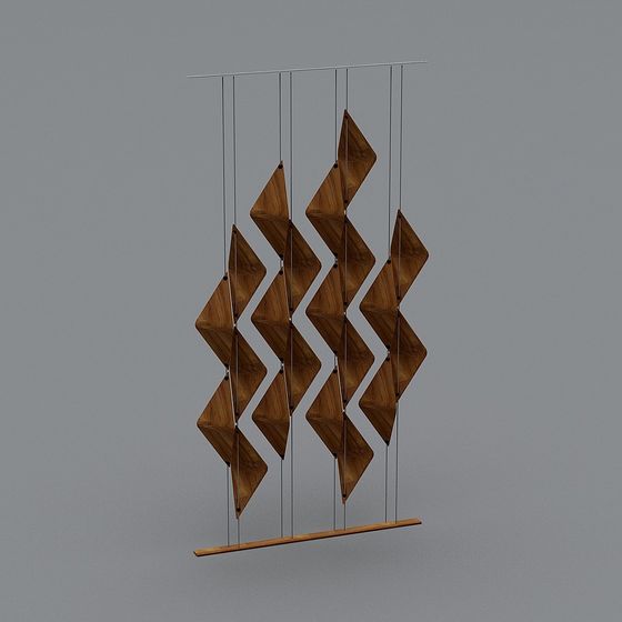 Hanging Geometric Art 3D model
