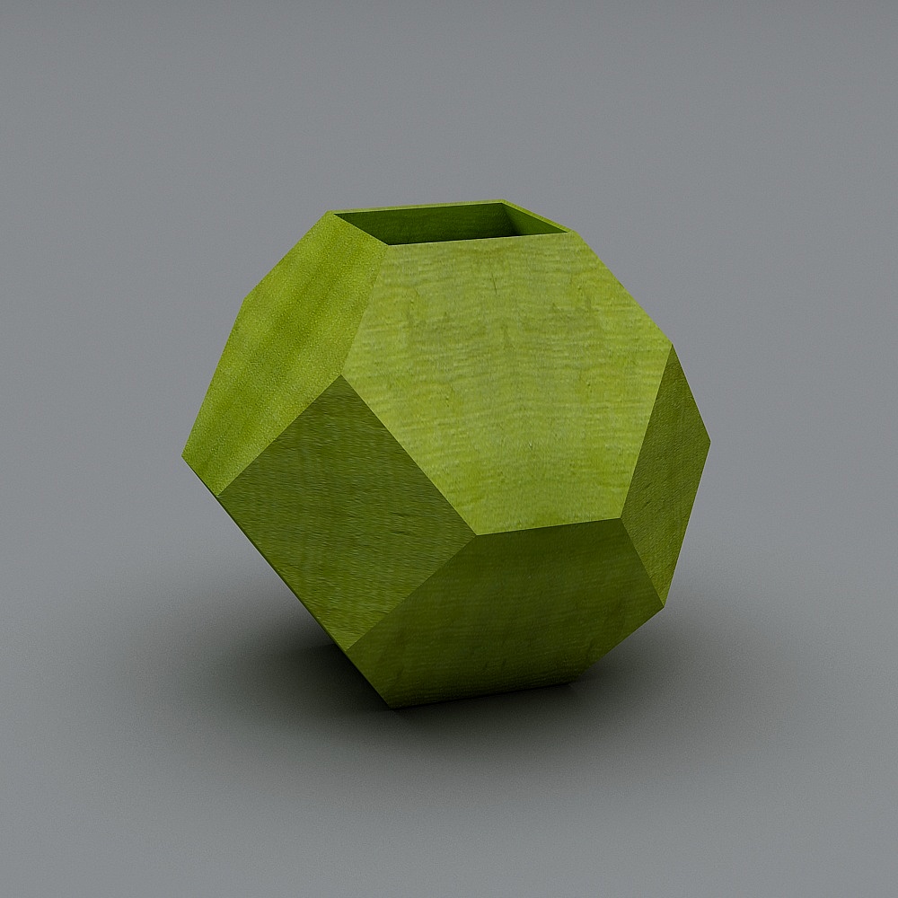 Geometric Emerald 3D Model