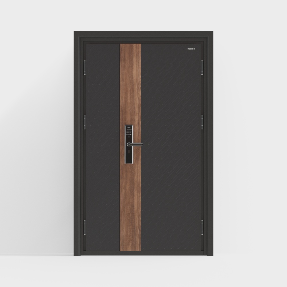 (oak) double door