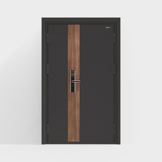 Elegant 3D Model Door for Modern Spaces