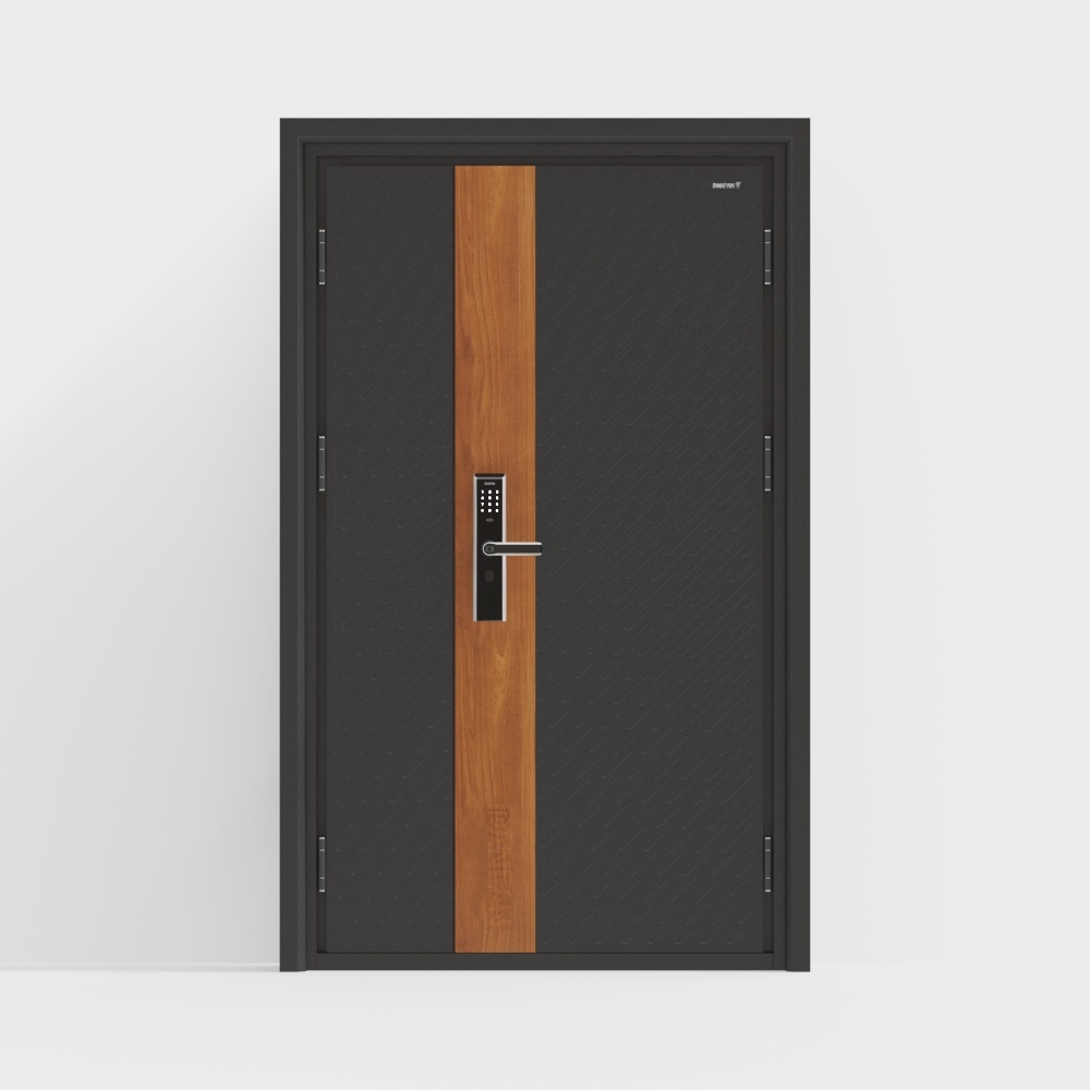 (teak) double door