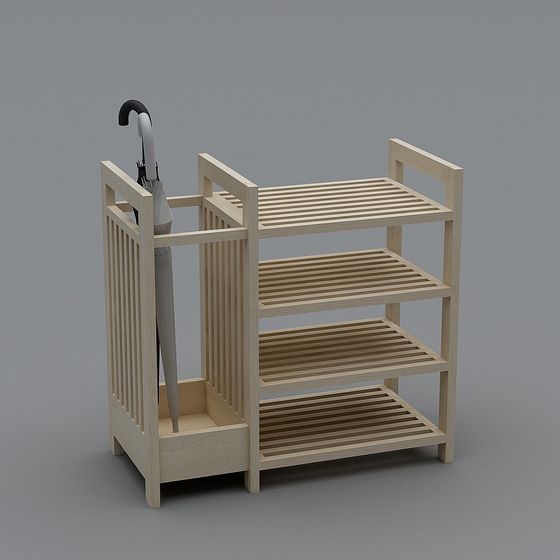 Stylish Umbrella Stand 3D model