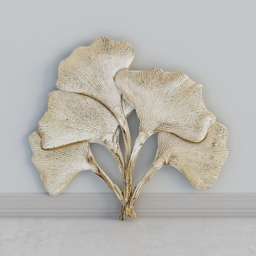 Decorazione Murale Ginkgo Oro Grande 52095