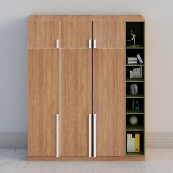 Modern Minimalist Urban Bookshelf 3D model