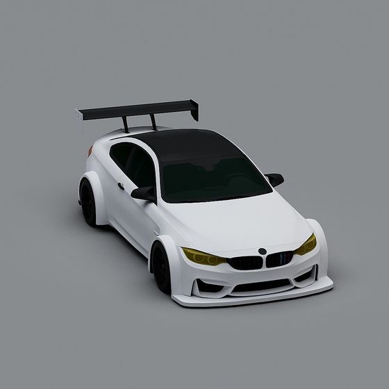 Futuristic Speedster 3D model