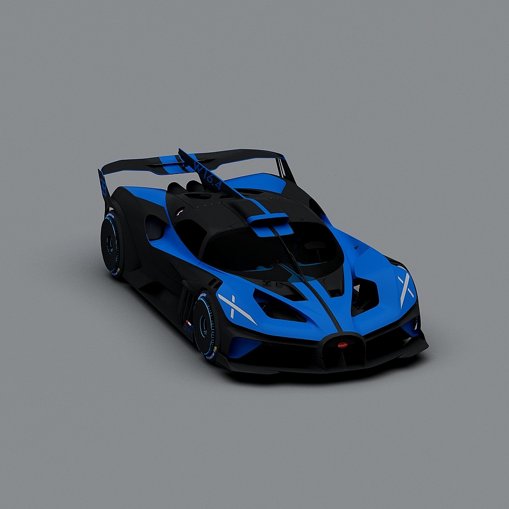 Futuristic Racer 3D model