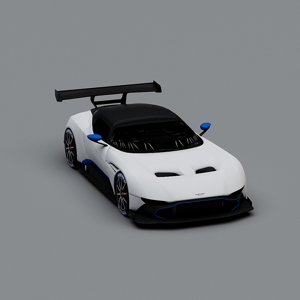 Racer Speed Low-Poly 3D Model Car