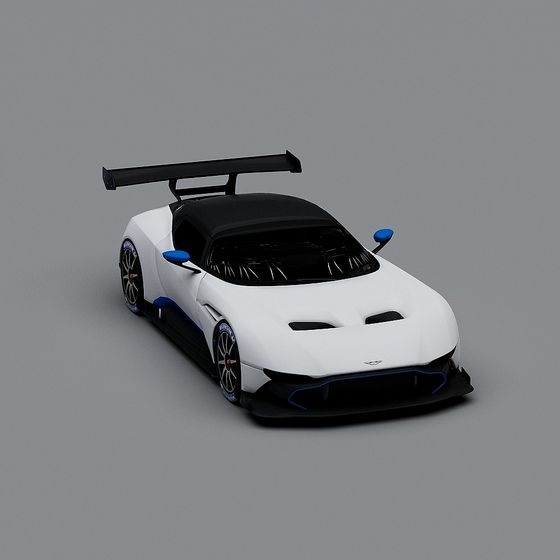 Racer Speed Low-Poly 3D Model Car
