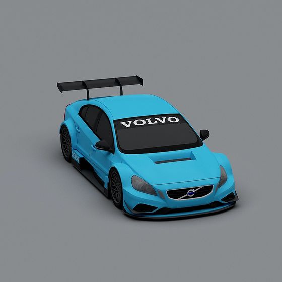 Futuristic Volvo Racer 3D model