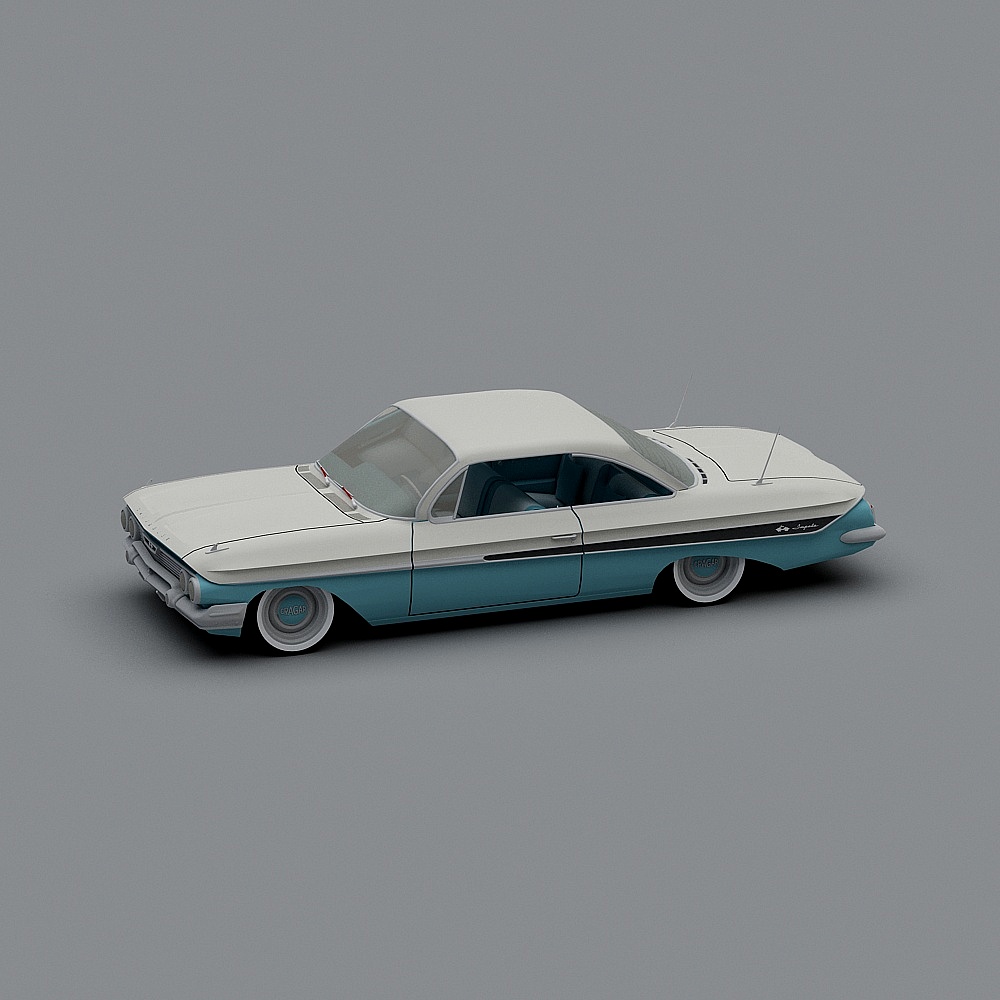 Classic Vintage Car 3D model
