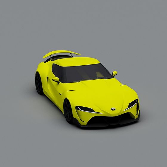 Neon Lightning 3D model