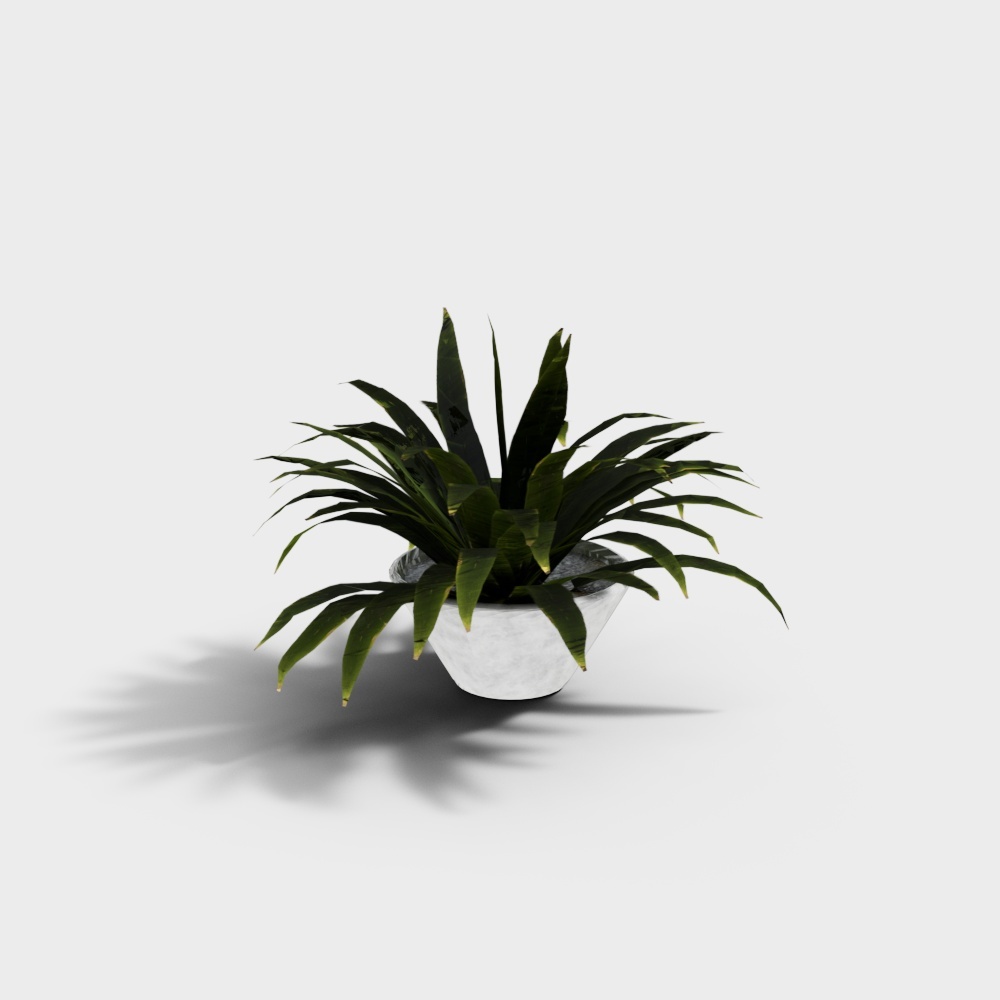 Urban Green Plant Pot 3D model for Designers