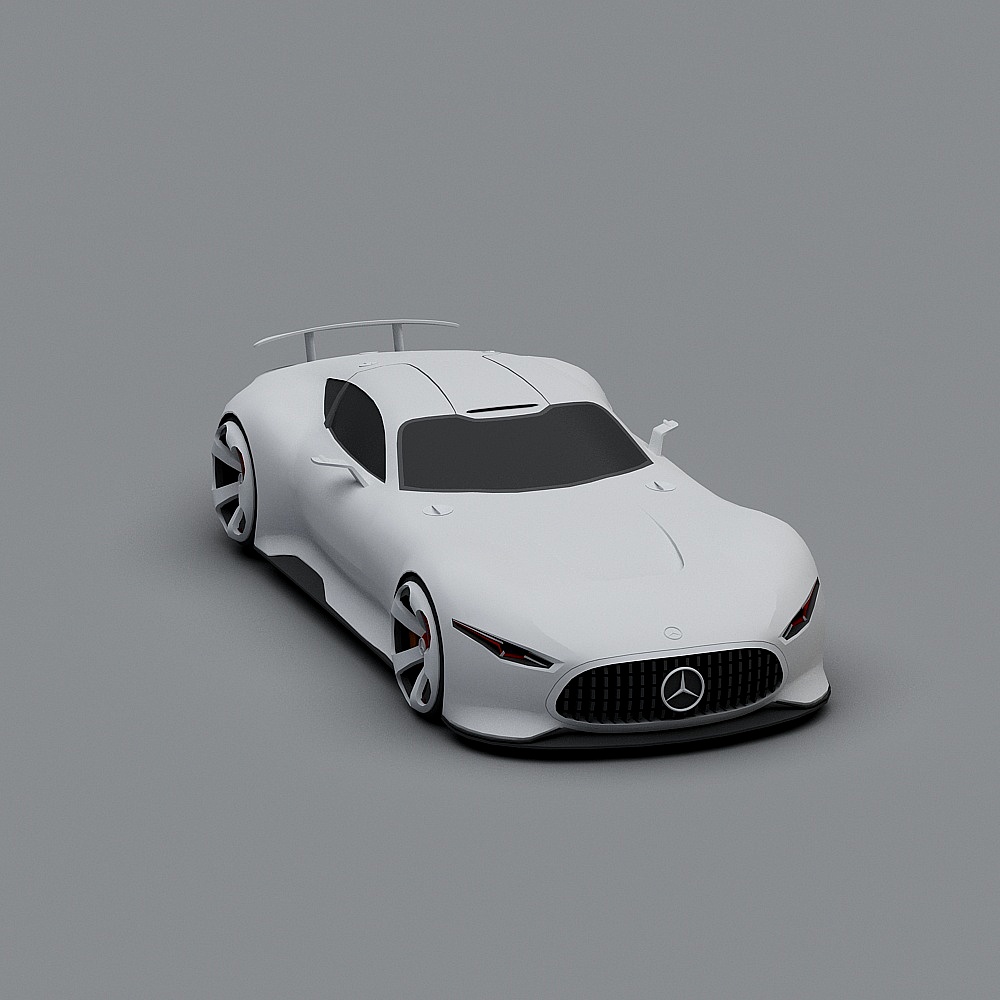 Futuristic Sports Car 3D model