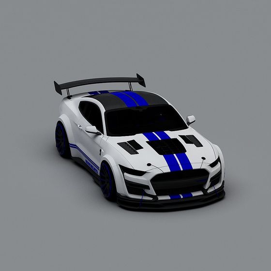 Racing Racer 3D Model for Creative Projects
