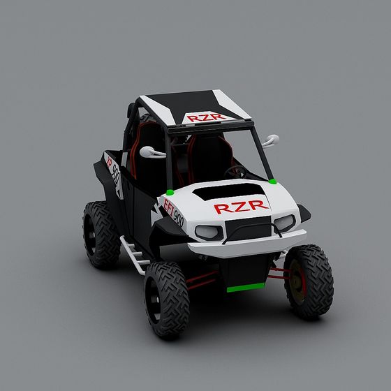 Dynamic RZR Off-Road Vehicle 3D Model